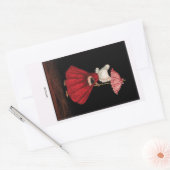 Rectangulaire Sticker Sunbonnet Sue début 1900 (Enveloppe)