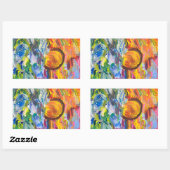 Rectangulaire Sticker Sunset (Feuille)