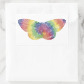 Rectangulaire Sticker Tie Dye Moth (Sac)