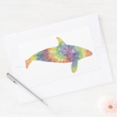 Rectangulaire Sticker Tie Dye Orca (Enveloppe)