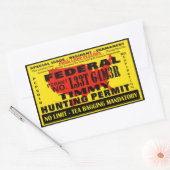 Rectangulaire Sticker Timmy Hunter (Enveloppe)