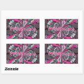 Rectangulaire Sticker triangle Signaux mixtes (Feuille)