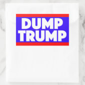 Rectangulaire Sticker Trump (Sac)