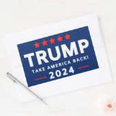 Rectangulaire Sticker Trump 2024 (Enveloppe)