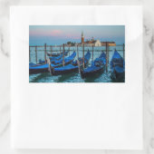 Rectangulaire Sticker Venice, Italie (Sac)