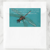 Rectangulaire Sticker Vie 2 Dragonflies (Sac)