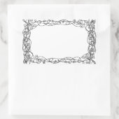 Rectangulaire Sticker Vins tourbillonnant Plaque (Sac)