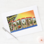 Rectangulaire Sticker vintage Florida (Enveloppe)