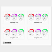 Rectangulaire Sticker WEIRD BOYZ (Feuille)