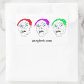 Rectangulaire Sticker WEIRD BOYZ (Sac)