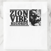 Rectangulaire Sticker ZION VIBE LION (Sac)