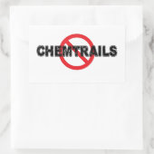 Rectangulaire Stop Chemtrails Sticker (Sac)