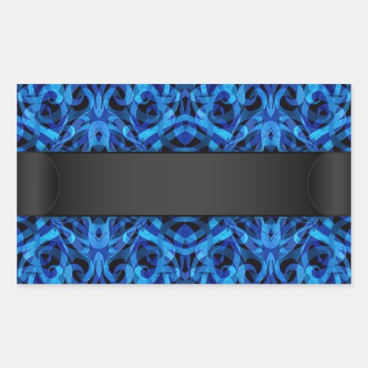 Rectangulaire Style ethnique Sticker (Devant)