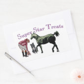 Rectangulaire super star traite Sticker (Enveloppe)