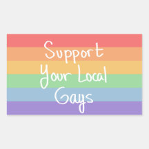 Support de votre sticker Gays local