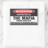 RECTANGULAIRE SUPPORT STICKER (Sac)