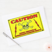 RECTANGULAIRE SUPPORT STICKER (Enveloppe)