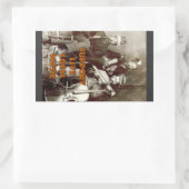 Rectangulaire Support Sticker Live Music (Sac)