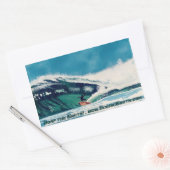 Rectangulaire Surf de surf Sticker art décal CA (Enveloppe)