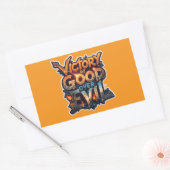 Rectangulaire Symbole de triomphe Dussehra 2025 - Sticker découp (Enveloppe)