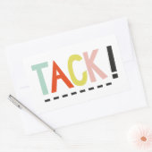 Rectangulaire TACHE ! Sticker couleur (Enveloppe)