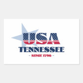 Rectangulaire Tennessee My Home State Sticker (Devant)