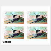 Rectangulaire Tete A Tete Sticker (Feuille)