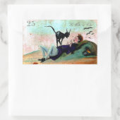 Rectangulaire Tete A Tete Sticker (Sac)