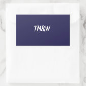 Rectangulaire Three Men Sticker (Sac)