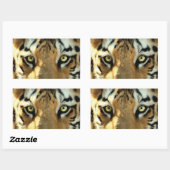 Rectangulaire Tigre 1 - Sticker (Feuille)