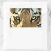 Rectangulaire Tigre 1 - Sticker (Sac)