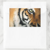 Rectangulaire Tigre 2 - Sticker (Sac)