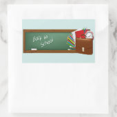 Rectangulaire Trending Back To School Sticker (Sac)
