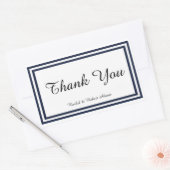 Rectangulaire Triage double marine - Sticker rectangle (Enveloppe)