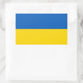 Rectangulaire Ukrainian flag Sticker (Sac)