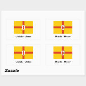 Rectangulaire Ulster - Sticker (Feuille)