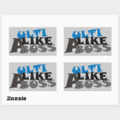 Rectangulaire Ulti Comme Un Sticker Boss (Feuille)