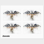 Rectangulaire UrbanCanvas Leviathan Series - Sticker Rectangle (Feuille)