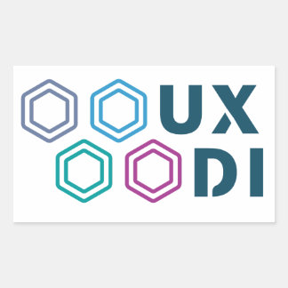 Rectangulaire UXDI Sticker