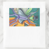 Rectangulaire VAMPIRE PRIER MANTIS BUG STICKER TÊTE Rectangle (Sac)