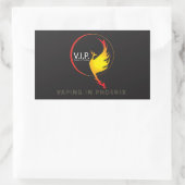RECTANGULAIRE VAPEUR DANS PHOENIX STICKER (Sac)