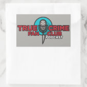 Rectangulaire Véritable Sticker du club de fans de crime ! (Sac)