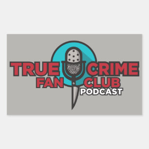 Rectangulaire Véritable Sticker du club de fans de crime !
