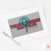 Rectangulaire Véritable Sticker du club de fans de crime ! (Enveloppe)