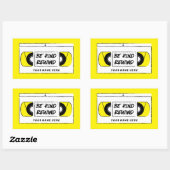 Rectangulaire VHS Be Kind Rewind Novelty Sticker (Feuille)