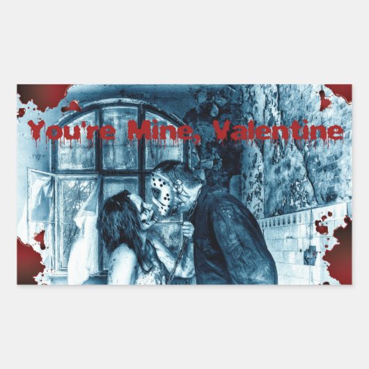 Rectangulaire Vous êtes le Sticker Valentine (Devant)