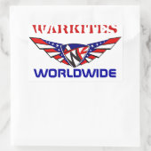 Rectangulaire warkites sticker rwb (Sac)