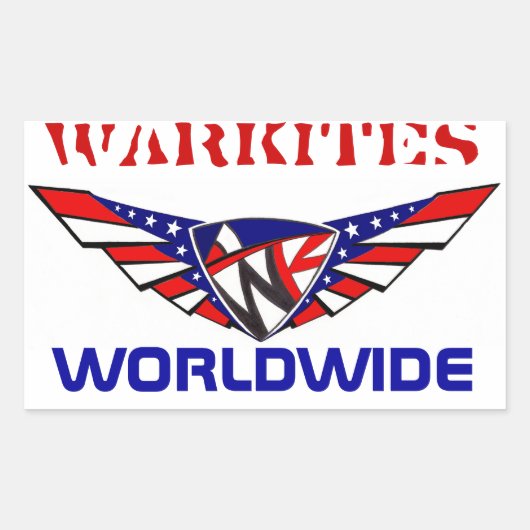 Rectangulaire warkites sticker rwb (Devant)
