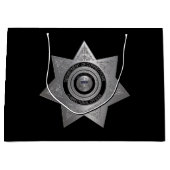 Rectificerende functionaris Badge Silver-Blk-Lg Gi Groot Cadeauzakje (Voorkant)