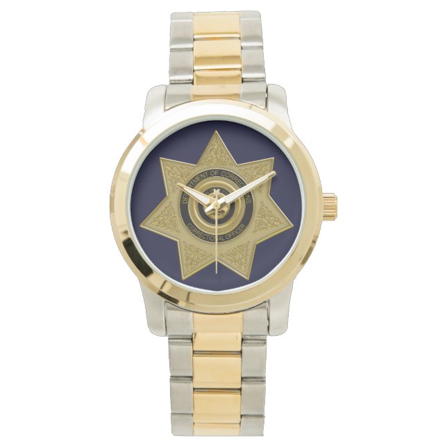 Rectificerende functionaris Badge Wrist Watch Horloge (Voorkant)
